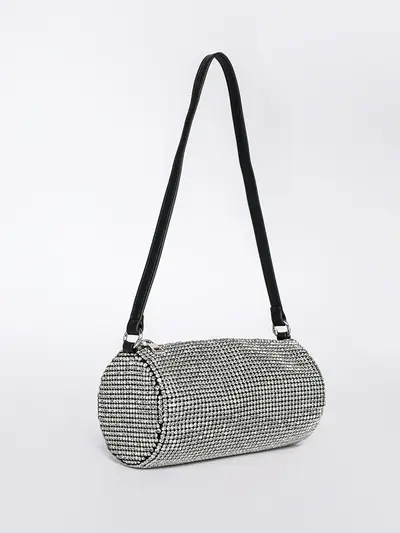 Сумка-кроссбоди со стразами